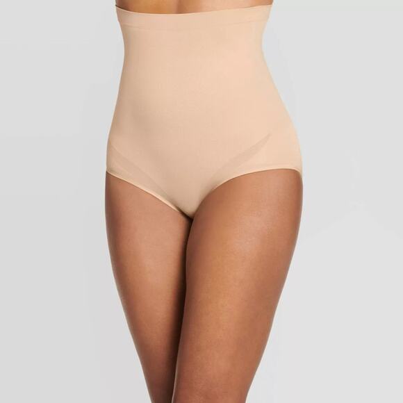 Jockey Generation Women's Slimming High Waist Briefs Beige Size XL - Picture 1 of 5